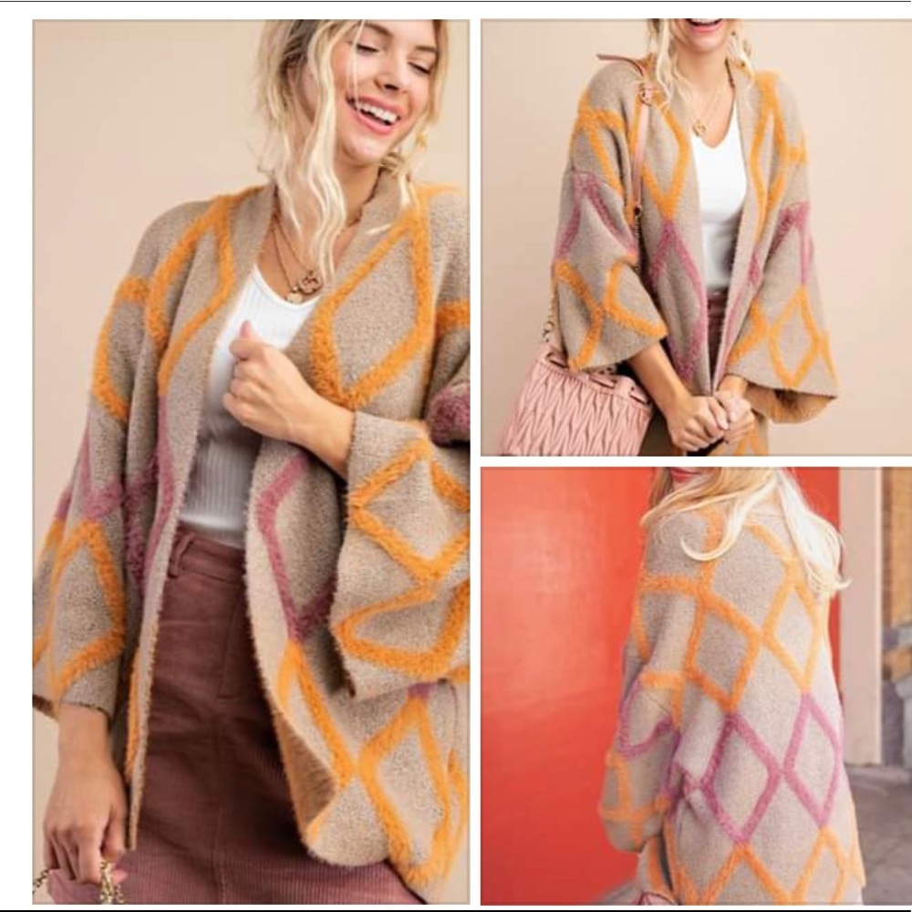 Anthropologie open front kimono cardigan